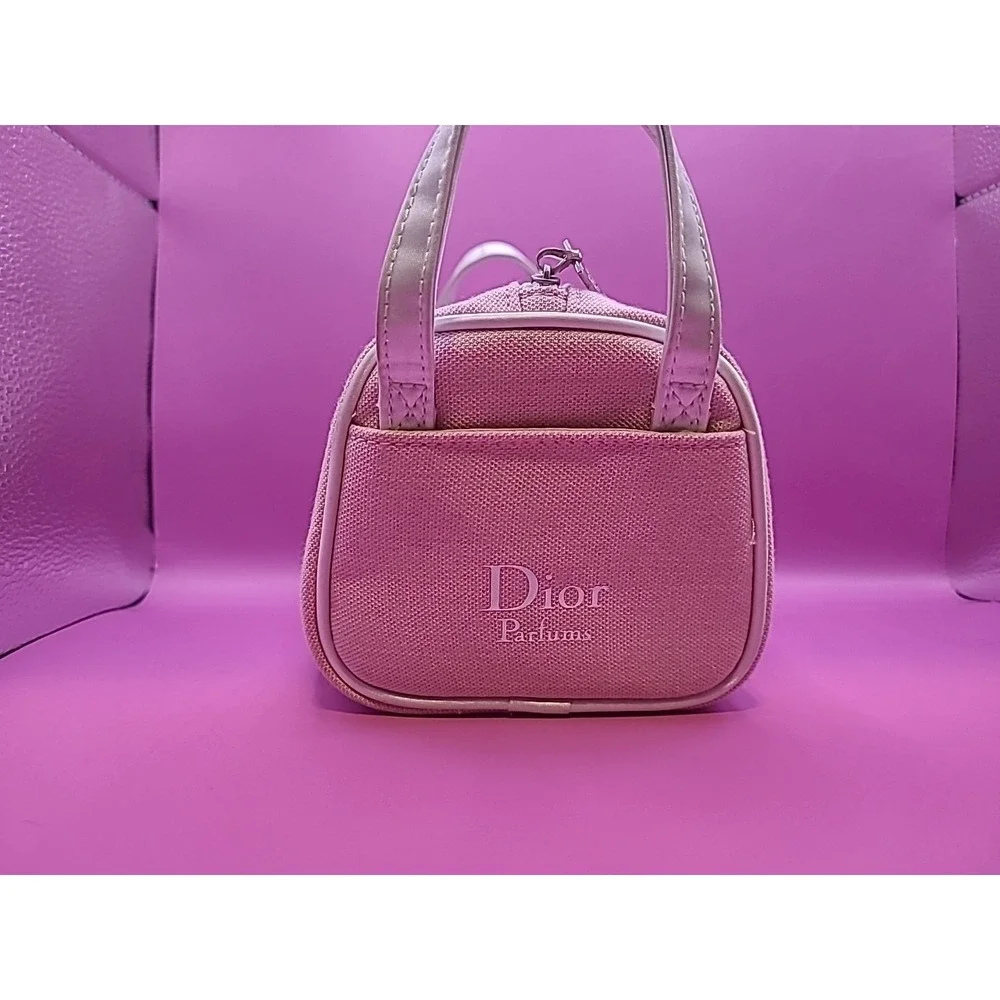 Dior‎ Parfums Pink Cosmetic Makeup Bag Small